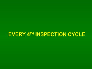 EVERY 4 TH  INSPECTION CYCLE 