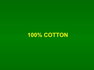 100% COTTON 