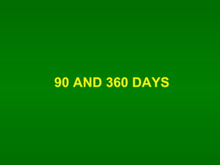 90 AND 360 DAYS 