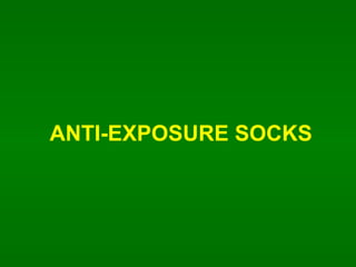 ANTI-EXPOSURE SOCKS 