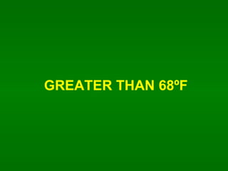 GREATER THAN 68?F 