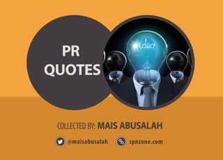 PR & Communications Quotes