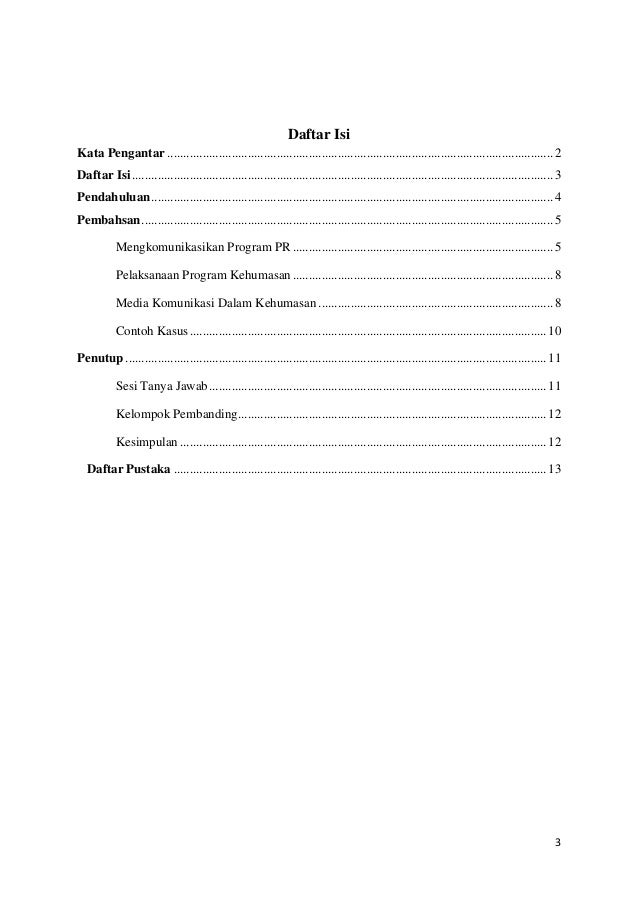 Mengkomunikasikan Program Pr