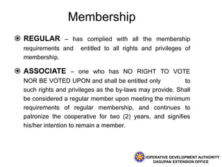 Regular Member Pre Registration Seminar for Co-ops | PPT