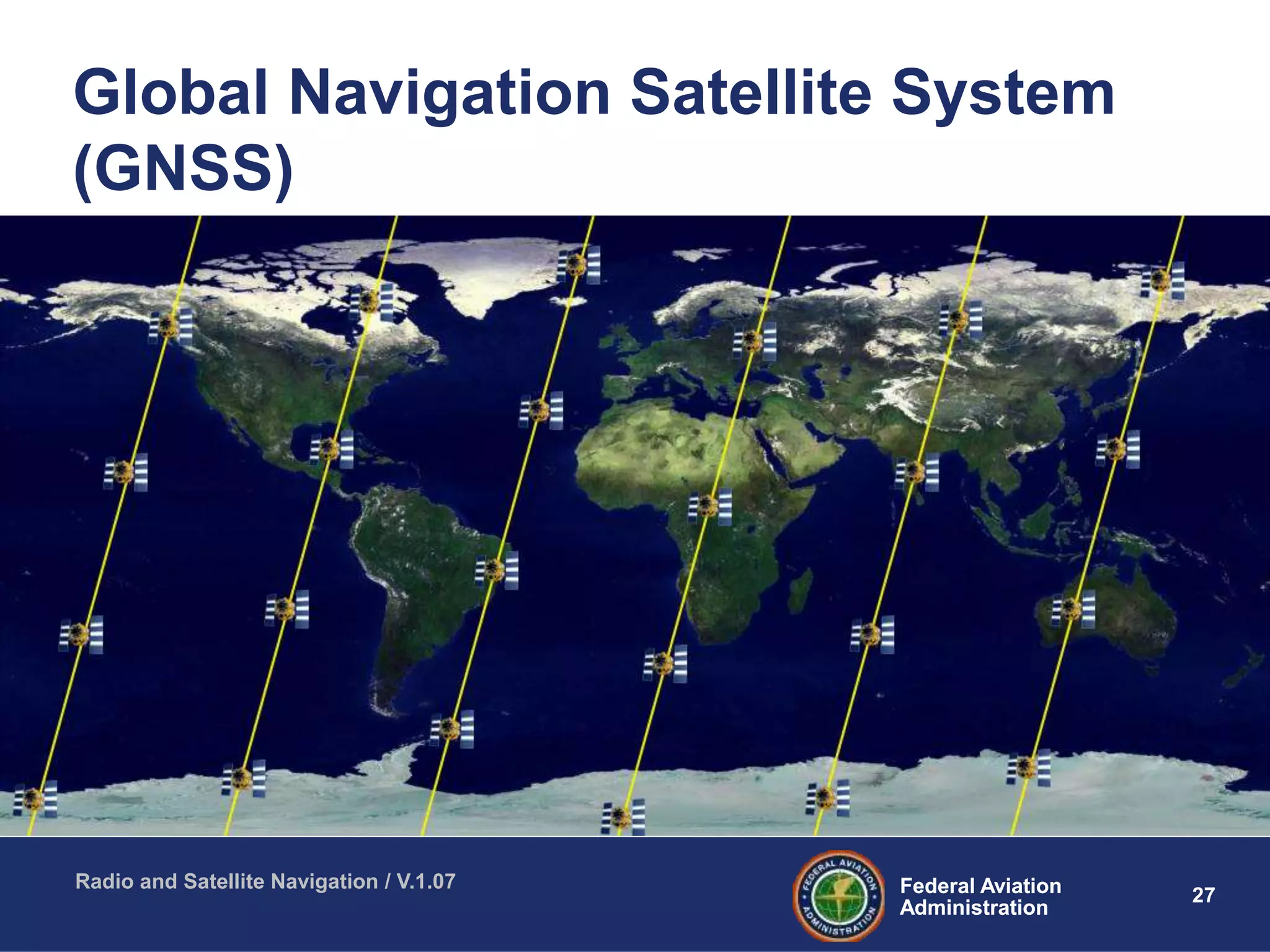 27Federal Aviation
Administration
Federal Aviation
Administration
Radio and Satellite Navigation / V.1.07
Global Navigation Satellite System
(GNSS)
 