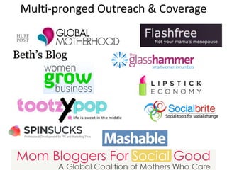 Multi-pronged Outreach & Coverage
 