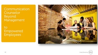 Communication
Counselor
Beyond
Management

to
Empowered
Employees



18              Global Marketing
 