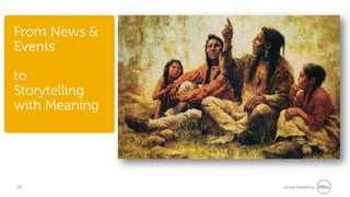 From News &
Events

to
Storytelling
with Meaning




19             Global Marketing
 