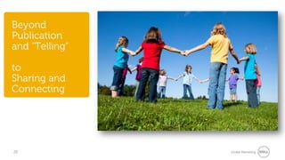 Beyond
Publication
and “Telling”

to
Sharing and
Connecting




20              Global Marketing
 
