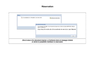 Réservation
 