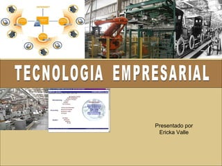 Presentado por Ericka Valle TECNOLOGIA  EMPRESARIAL  