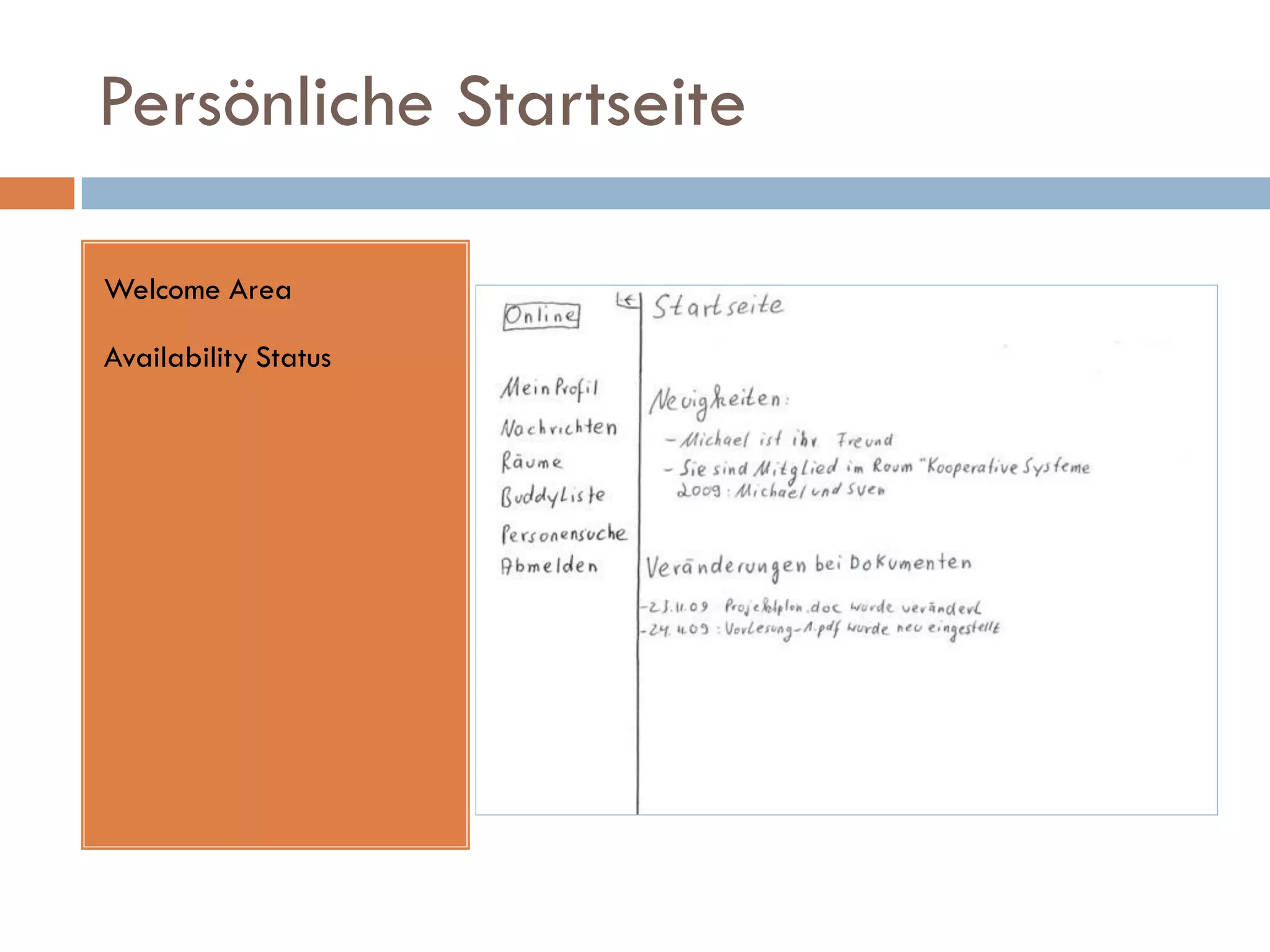 Persönliche Startseite

Welcome Area

Availability Status
 