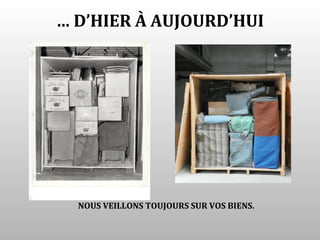 … D’HIER À AUJOURD’HUI




  NOUS VEILLONS TOUJOURS SUR VOS BIENS.
 