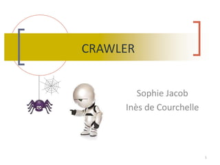 CRAWLER
Sophie Jacob
Inès de Courchelle

1

 