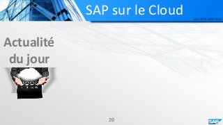 SAP sur le Cloud
Actualité
du jour
20
 