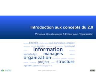 Introduction aux concepts du 2.0 Principes, Conséquences & Enjeux pour l’Organisation 