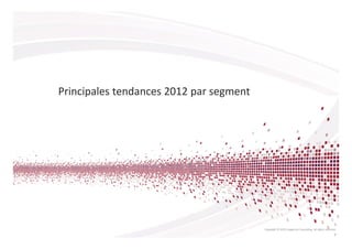 Principales tendances 2012 par segment




                                         Copyright © 2013 Capgemini Consulting. All rights reserved.
                                                                                                  9
 