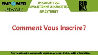 Présentation Big Idea MASTERMIND