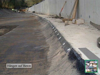 Hängen auf Beton 