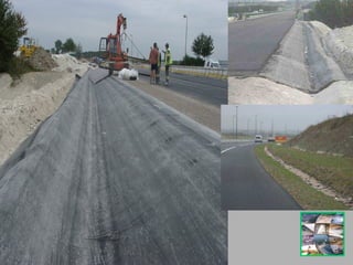 Accès au viaduc J. Verne Amiens (France) Fossés végétalisés 