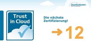 Die nächste
Zertifizierung!




             12
             8
 