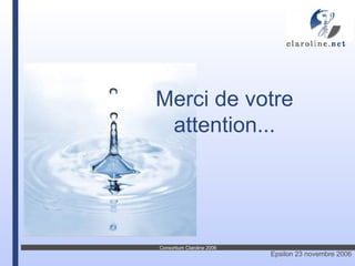 Merci de votre attention... 