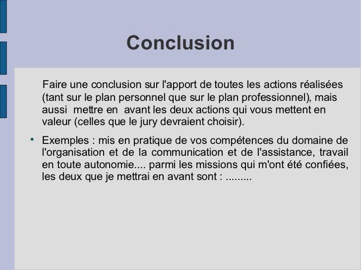 Présentation de l'ensemble des actions