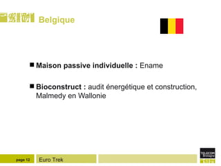 Belgique Maison passive individuelle :  Ename Bioconstruct :  audit énergétique et construction, Malmedy en Wallonie page  