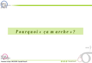 Pourquoi « ça marche »? 