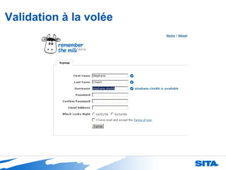 Validation à la volée 