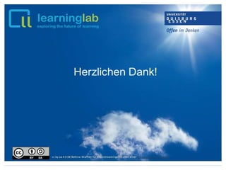 Herzlichen Dank!
cc by sa 4.0 DE Bettina Waffner für MainstreamingOER unter einer Creative Commons Lizenz
 