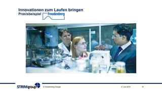 Innovationen zum Laufen bringen
Praxisbeispiel
9. Juni 2015© Freudenberg-Gruppe 15
 