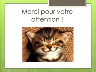 Merci pour votre
  attention !
 