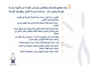 ‫ء .$ 1 $ ك و $4 ن و زدھر، -وا & أ رة -و وا رأة‬                           ‫3‬
  ‫+ر و3 ب را د، وأ & در ا $ ز و #و ت ا +را‬
       ‫/' ا $+و ن‬   ‫ا 9ر‬    ‫إط ق در ا $ ز، و ء ر دة ا .‬             ‫1.‬
                                      ‫وا!3 ع وا ث ا '.‬
       ‫وذ ك 4 ن ق ا $ط ب /' +ل‬        ‫و .‬       ‫/‬                   ‫2.‬
                                                          ‫ا2 وال‬
    ‫ا $ د # ر .د دة +ن ا ق وا +ر م $#وم ‪ < $ D‬ل 3روط‬                ‫3.‬
    ‫ا و وج +ن وا $ و ل )$ ف ا ت و$# ص ا .ز ا + ' إ ‪D‬‬
                                               ‫ا ف‬
    ‫ر $3. 1 ء ا2 رة، و$د م 3روط ا $#رارھ ،‬            ‫$#و ا2 رة‬     ‫4.‬
                     ‫<وض و41 ا رأة.‬      ‫/‬                ‫وا $ د‬
         ‫.‬          ‫. و‬      ‫وا $ د‬     ‫/‬           ‫ا.$‬   ‫إ-رار $‬   ‫5.‬
        ‫إ داث ت ا $‪E‬ط ر وا $و. & وا $‪E‬ھ ل ا و.< إ ‪ D‬ا 3 ب،‬          ‫6.‬
                                    ‫و$و/ ر 3روط <4 ر 4‬
               ‫$ .تا)‬      ‫<وض ذوي ا‬        ‫و‬              ‫ا $ د‬    ‫7.‬
 