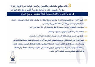 ‫ء .$ 1 $ ك و $4 ن و زدھر، -وا & أ رة -و وا رأة‬                                                        ‫3‬
  ‫+ر و3 ب را د، وأ & در ا $ ز و #و ت ا +را‬
          ‫<وض و41 ا رأة‬        ‫/‬     ‫4- $#و ا2 رة وا $ د‬

‫| ط و ا "| د‬       ‫|-‪ U‬وا‬    ‫آ |تا‬        ‫ارھ و |‬            ‫‪ |C‬وط ا |‬      ‫ة، و |‬     ‫ء ا>‬       ‫#‬        ‫8‬      ‫ة‬    ‫ا>‬     ‫501.‬
                                                    ‫د.‬         ‫ي - ‪ b3B‬ا $ =- وظ ھ ة ا‬            ‫ا‬       ‫ر و = وإ " =‬
                             ‫.‬     ‫وا ‪ 4 "J‬ذي ا> ا د -, ا>‬                ‫ر ا‪B‬‬         ‫ھ;، و‬         ‫ا < ء ا " 3‪TB‬ت ‪r‬‬       ‫601.د‬

                                                                 ‫و'" ‪ ; J‬ا ‪.b3B‬‬            ‫"‪J‬‬            ‫ة ا "!‬       ‫701.ا@ھ " م >‬

                                 ‫ة وا " "#.‬    ‫دا‪ ML‬ا>‬         ‫ا " دة وا '" وا "3 ر‬           ‫‬                ‫801. ‪ M $B‬دور ا "<‬

  ‫-‪ J‬ض‬         ‫$‬            ‫وا " د‬        ‫، وا>'&اب ا <‬            ‫‪ < A‬ت ا " "# ا "‬               ‫901. ‪ & B‬ا " أة -, ا " ر‪P‬‬
 ‫ھ6 ا $ _(‬          ‫< ،‬     ‫ا@ !‪T‬ل ا‬           ‫، ا " ر‪ P‬ا " "$ ، 3‬                   ‫‪ #E‬ا " أة ) ‪ C‬وط ا !‪ ،M‬ا $- ، ا‬
   ‫-_‬          ‫،و‬     ‫ت وا 3- ‪ B‬ت ا $‬         ‫ا $‬        ‫‪J‬‬               ‫-" أة وا " & ا‪F‬‬               ‫و ا ة ا "<‪A‬و ت ا>‬
                                                                   ‫ة.‬    ‫? ا ‪ 7 I‬ا " "# وإر ء ا " -‪ a‬ا> -, ‪h‬‬
 