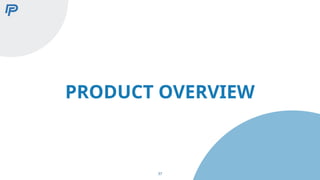 37
PRODUCT OVERVIEW
 
