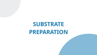 SUBSTRATE
PREPARATION
 