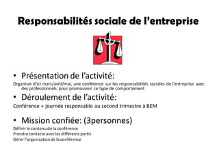 Présentation Projets HORIZONS