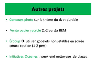 Présentation Projets HORIZONS