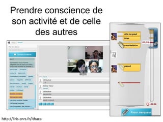 Prendre conscience de son activité et de celle des autreshttp://liris.cnrs.fr/ithaca