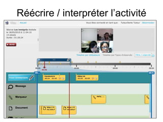 Réécrire / interpréter l’activité