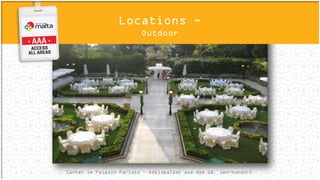 Garten im Palazzo Parisio – Adelspalast aus dem 18. Jahrhundert
Locations -
Outdoor
 