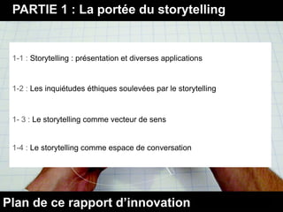 Présentation storytelling Introduction du rapport d'innovation de courts circuits