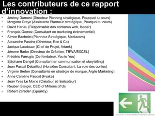 Présentation storytelling Introduction du rapport d'innovation de courts circuits