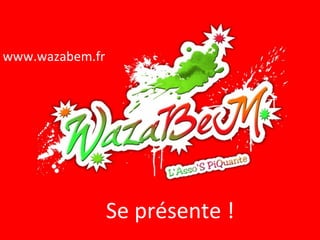 www.wazabem.fr Se présente ! 