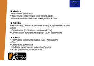 PréSentation Xavier Steffan   Pqa   Stage Mopa Cnfpt 02déC08