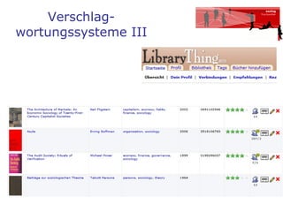 Verschlag- wortungssysteme III 