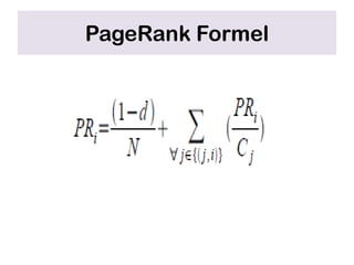 Ein Rankingfaktor: PageRankDefinition:PageRank interpretiert einen Link von Seite A auf Seite B als Votum für Seite B durch Seite A