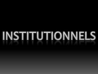 institutionnels