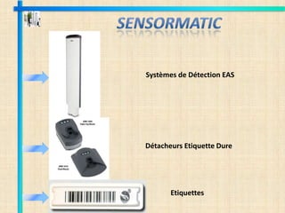Systèmes de Détection EAS




Détacheurs Etiquette Dure




       Etiquettes
 